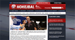 Desktop Screenshot of hokejbal.cz