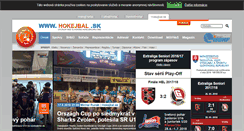 Desktop Screenshot of hokejbal.sk